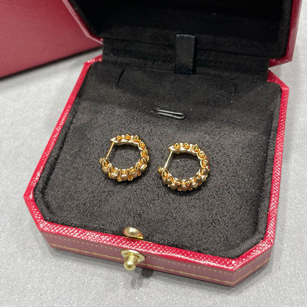 [Luxe Jewelry]CLASH MINI HOOP EARRINGS