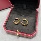 [Luxe Jewelry]CLASH MINI HOOP EARRINGS