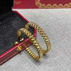 [Luxe Jewelry]CLASH HOOP LARGE EARRINGS