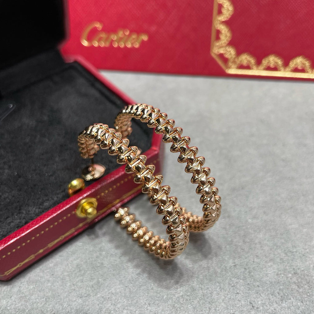 [Luxe Jewelry]CLASH HOOP LARGE EARRINGS
