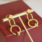 [Luxe Jewelry]JUSTE NO DIAMOND DOUBLE EARRINGS