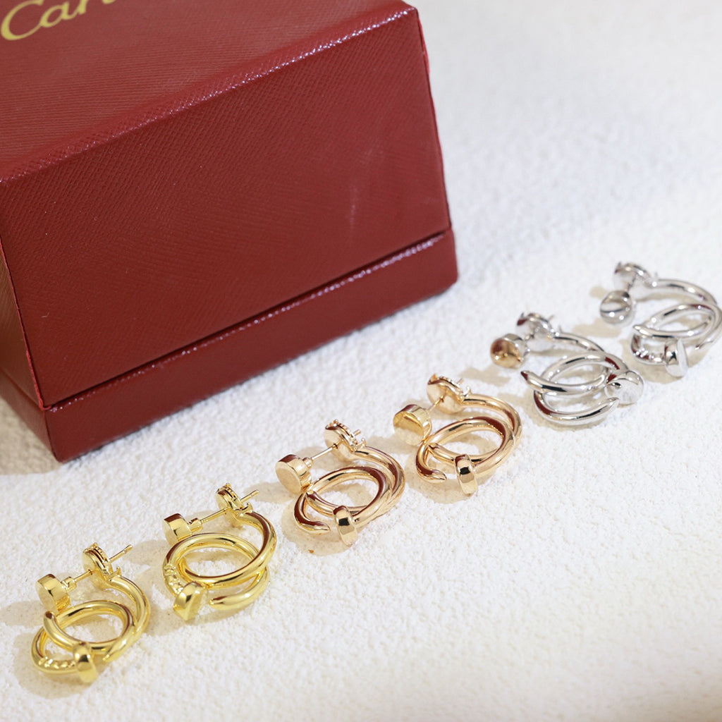 [Luxe Jewelry]JUSTE NO DIAMOND DOUBLE EARRINGS