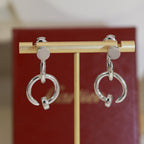 [Luxe Jewelry]JUSTE NO DIAMOND DOUBLE EARRINGS