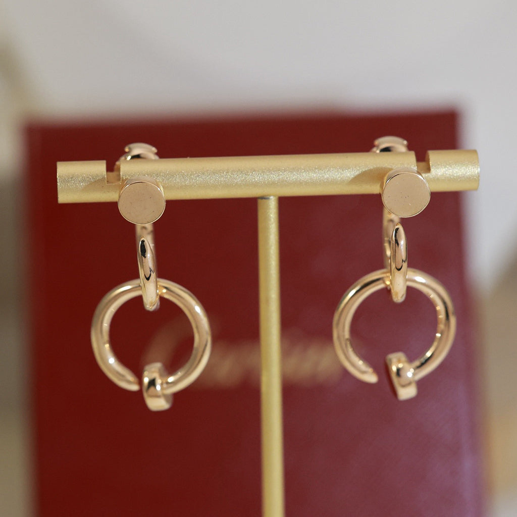 [Luxe Jewelry]JUSTE NO DIAMOND DOUBLE EARRINGS