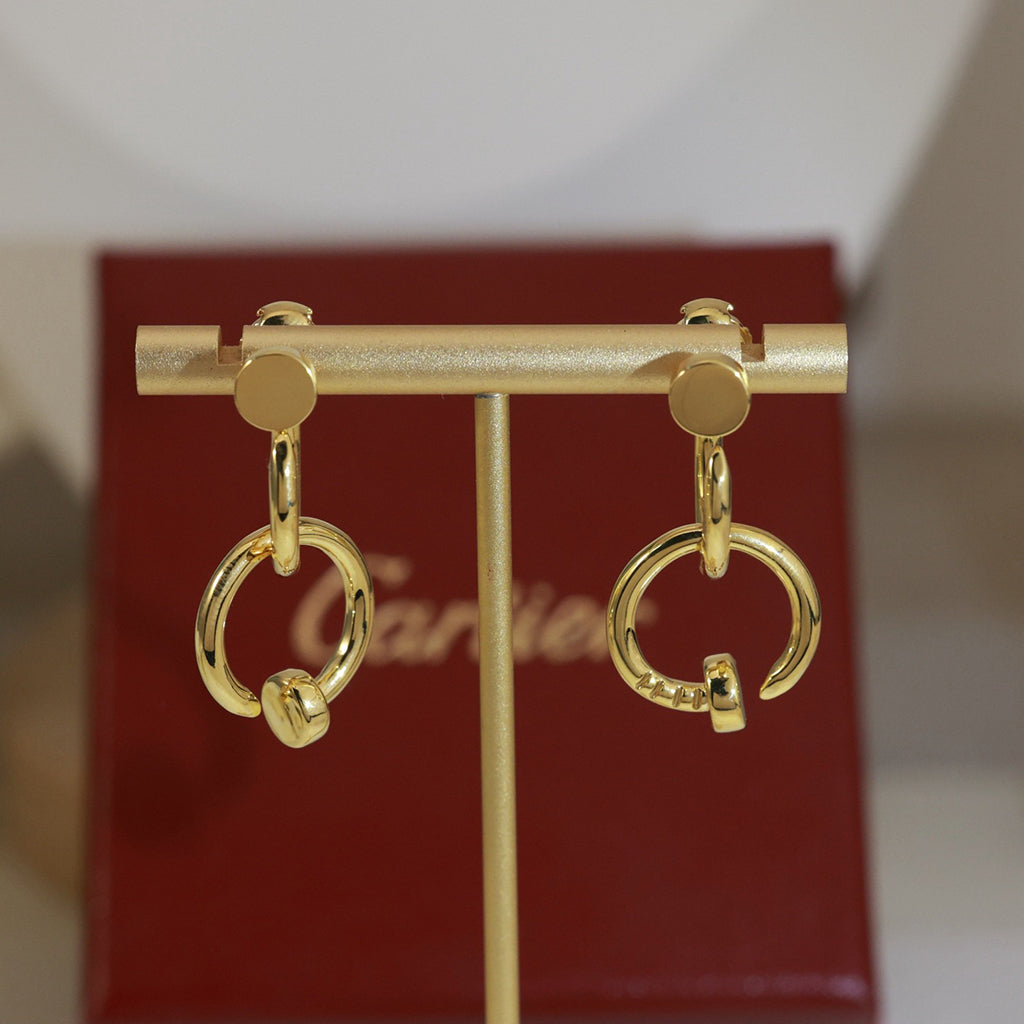 [Luxe Jewelry]JUSTE NO DIAMOND DOUBLE EARRINGS