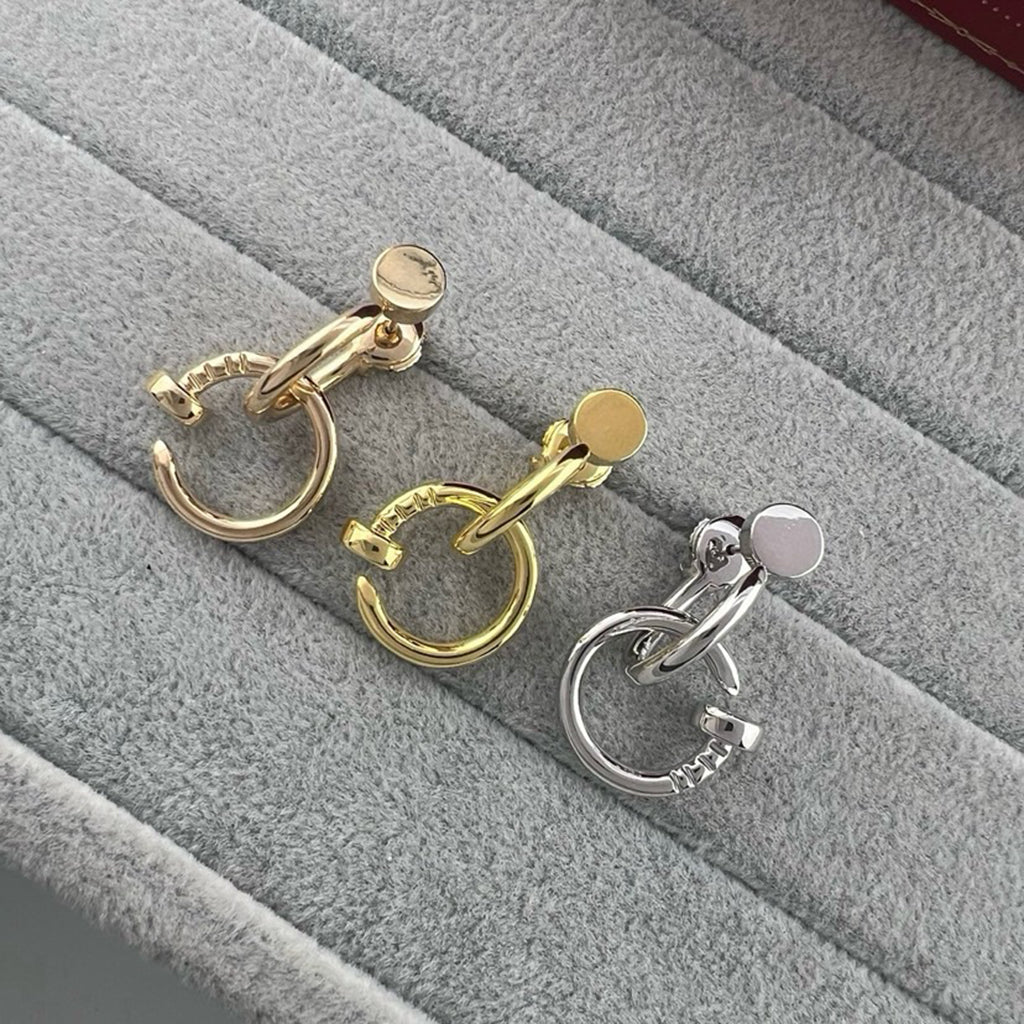 [Luxe Jewelry]JUSTE NO DIAMOND DOUBLE EARRINGS