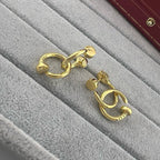 [Luxe Jewelry]JUSTE NO DIAMOND DOUBLE EARRINGS