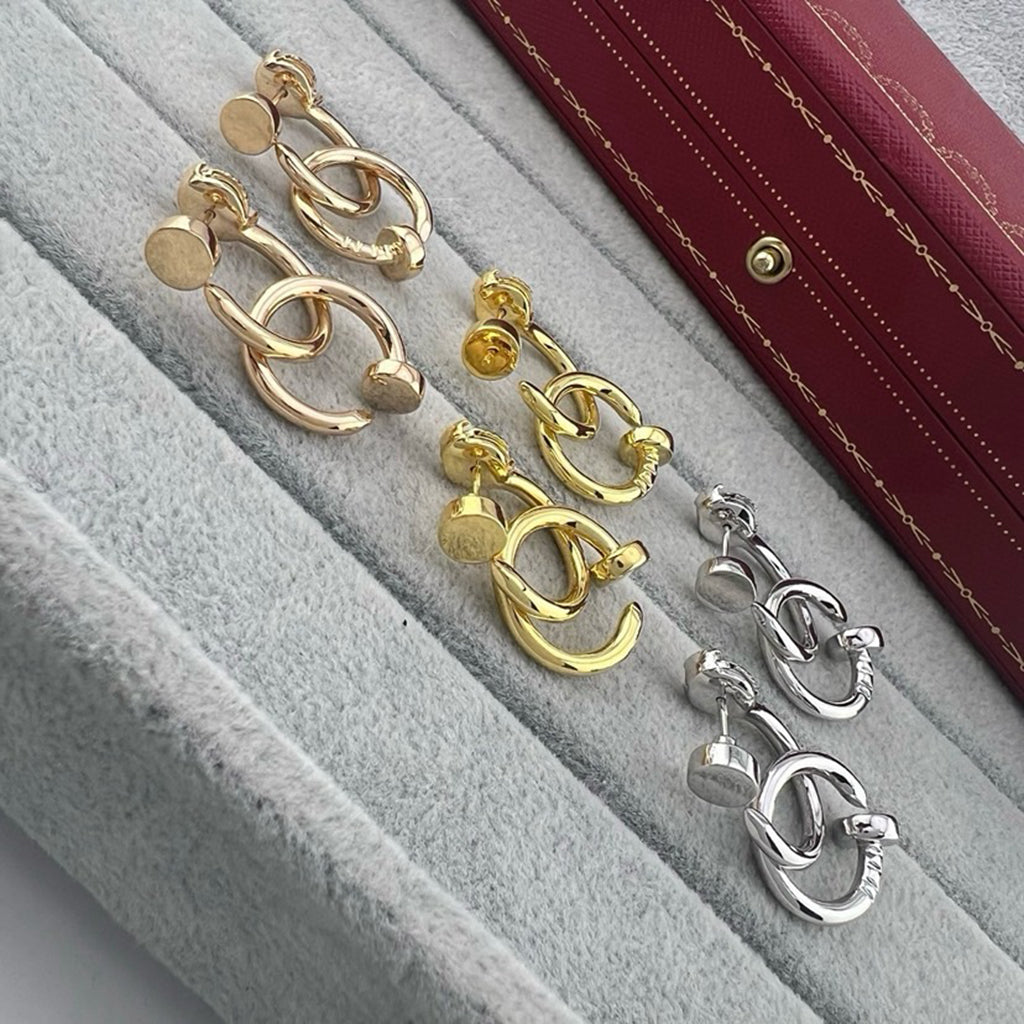 [Luxe Jewelry]JUSTE NO DIAMOND DOUBLE EARRINGS