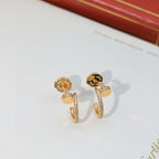 [Luxe Jewelry]JUSTE FULL DIAMOND DOUBLE EARRINGS