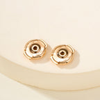 [Luxe Jewelry]JUSTE HALF DIAMOND DOUBLE EARRINGS
