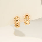[Luxe Jewelry]CLASH MINI HOOP EARRINGS