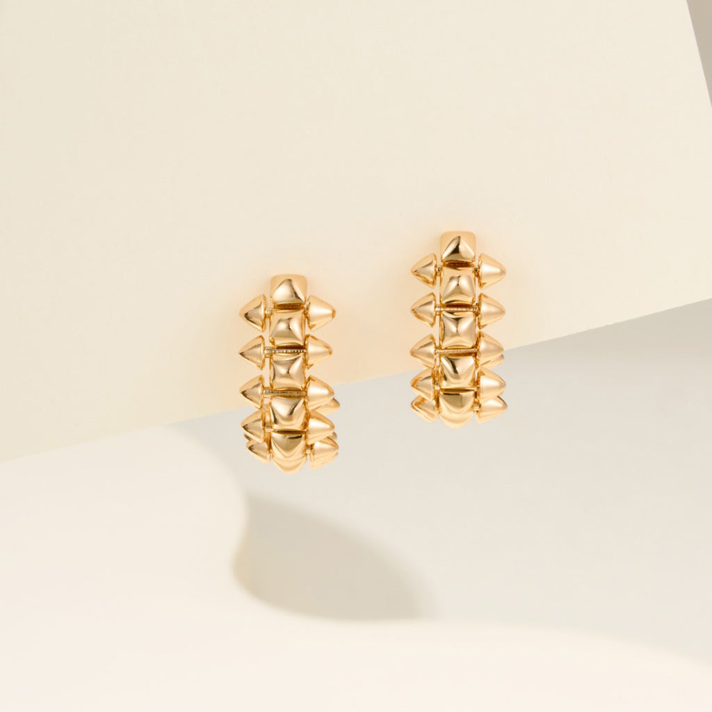[Luxe Jewelry]CLASH MINI HOOP EARRINGS