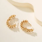 [Luxe Jewelry]CLASH MINI HOOP EARRINGS