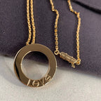 [Luxe Jewelry]LOVE NECKLACE 16MM 3 DIAMONDS