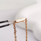 [Luxe Jewelry]LOVE NECKLACE 16MM  FULL DIAMOND