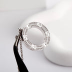 [Luxe Jewelry]LOVE NECKLACE 16MM  FULL DIAMOND