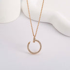[Luxe Jewelry]JUSTE NECKLACE FULL DIAMOND