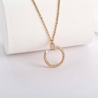 [Luxe Jewelry]JUSTE NECKLACE FULL DIAMOND