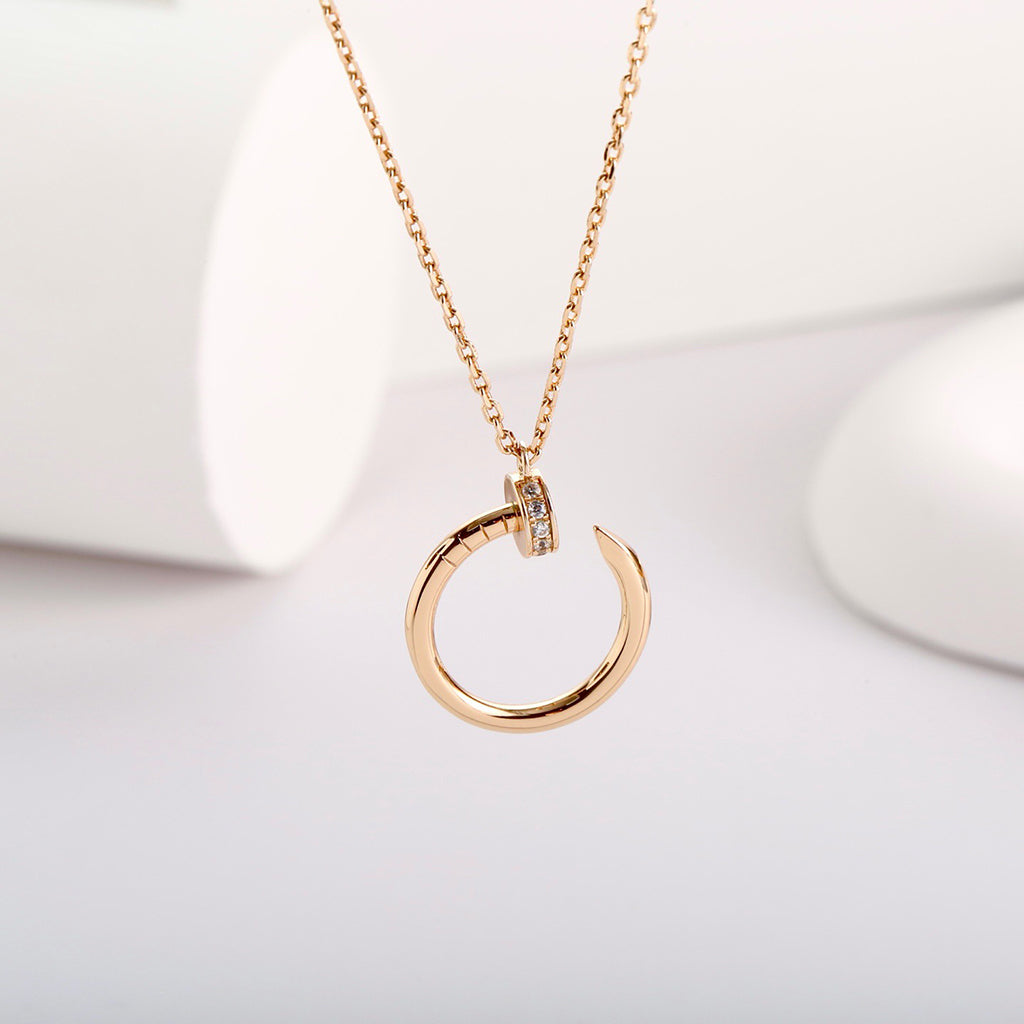 [Luxe Jewelry]JUSTE NECKLACE FULL DIAMOND