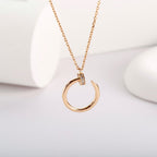 [Luxe Jewelry]JUSTE NECKLACE FULL DIAMOND