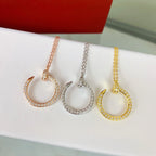 [Luxe Jewelry]JUSTE NECKLACE FULL DIAMOND