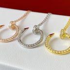 [Luxe Jewelry]JUSTE NECKLACE FULL DIAMOND