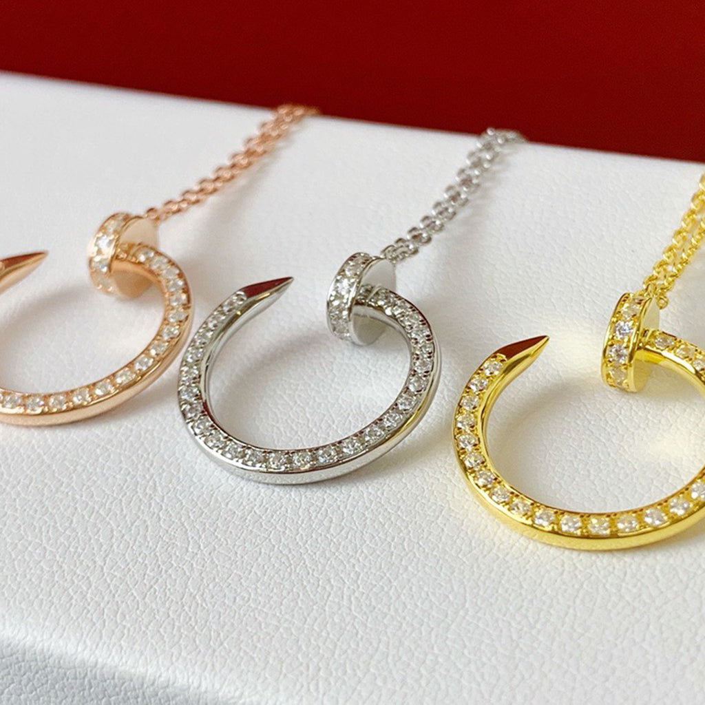 [Luxe Jewelry]JUSTE NECKLACE FULL DIAMOND
