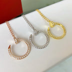 [Luxe Jewelry]JUSTE NECKLACE FULL DIAMOND