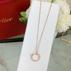 [Luxe Jewelry]JUSTE NECKLACE FULL DIAMOND