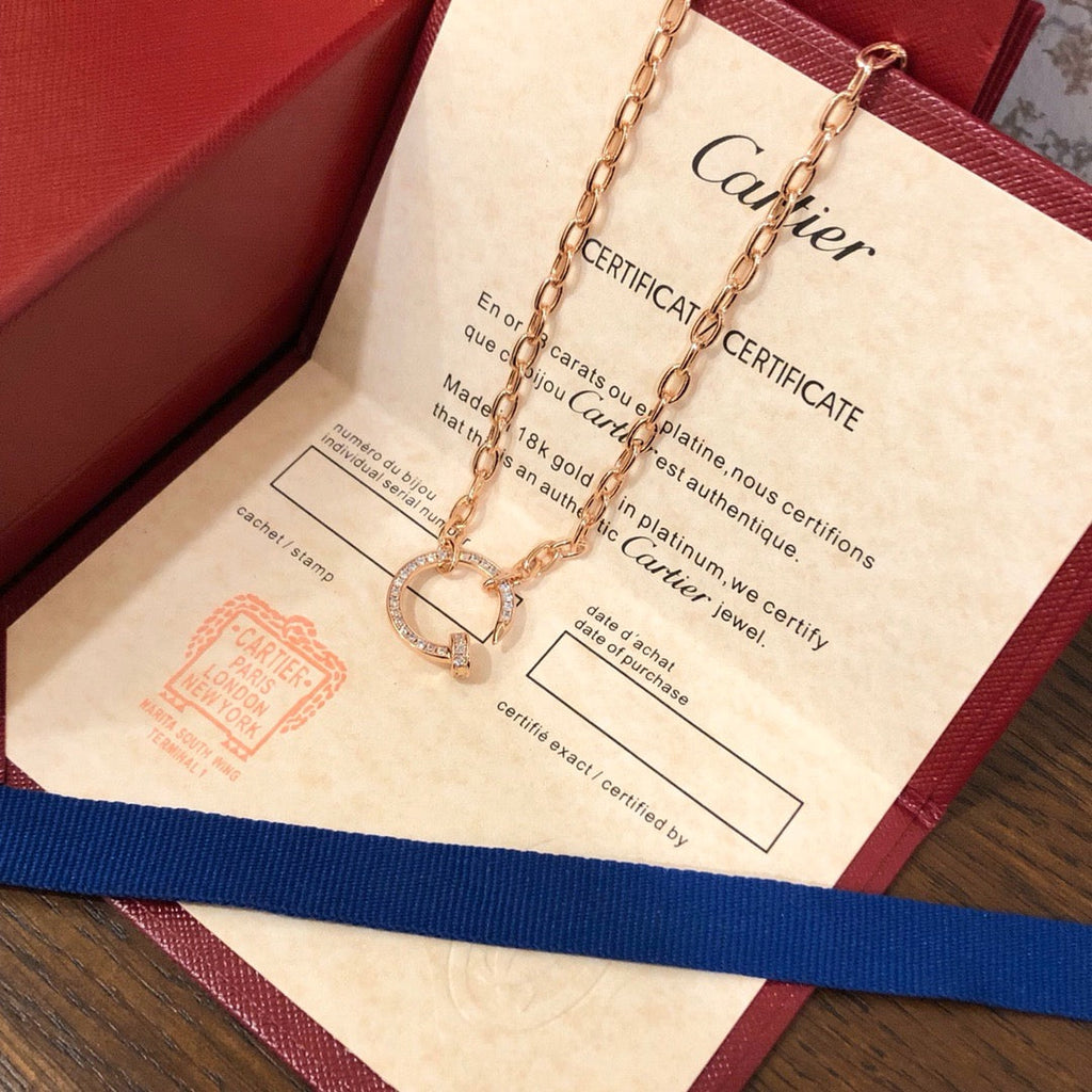 [Luxe Jewelry]JUSTE NECKLACE FULL DIAMONDS