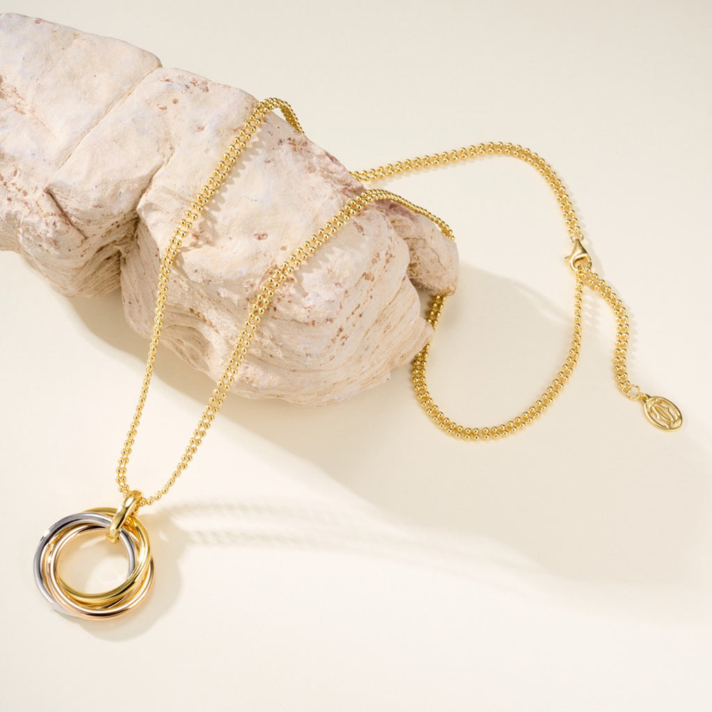 [Luxe Jewelry]TRINITY LARGE NECKLACE