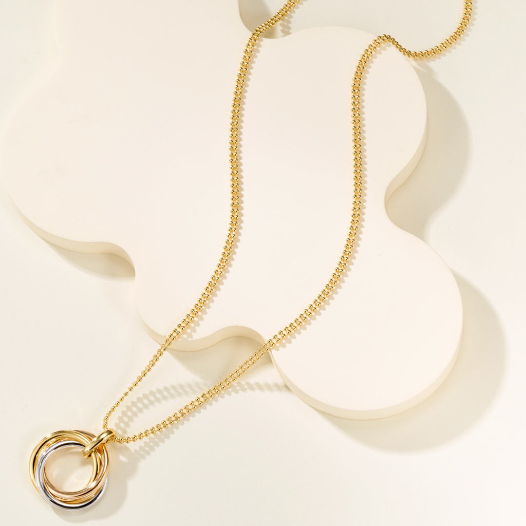 [Luxe Jewelry]TRINITY LARGE NECKLACE
