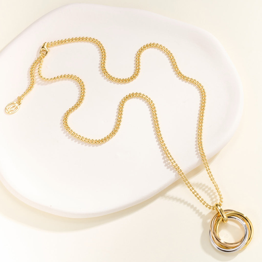 [Luxe Jewelry]TRINITY LARGE NECKLACE