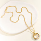 [Luxe Jewelry]TRINITY LARGE NECKLACE