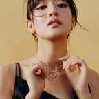 [Luxe Jewelry]TRINITY MEDIUM  DIAMONDS NECKLACE