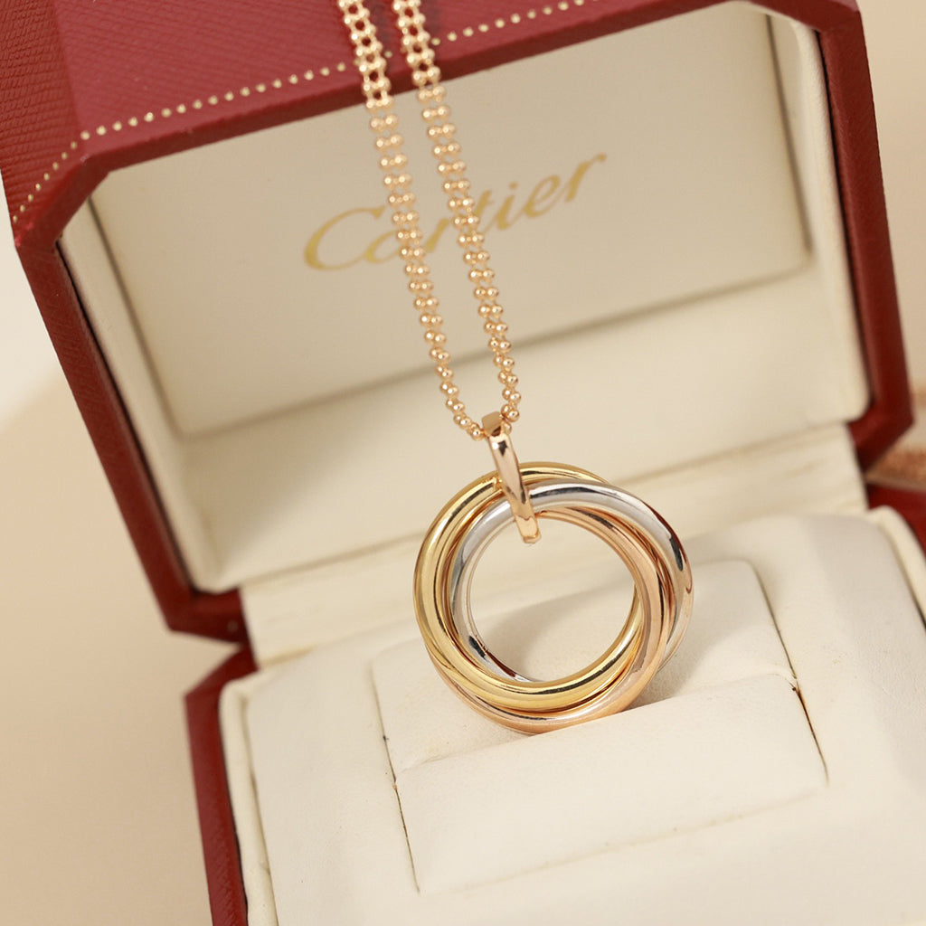 [Luxe Jewelry]TRINITY LARGE NECKLACE