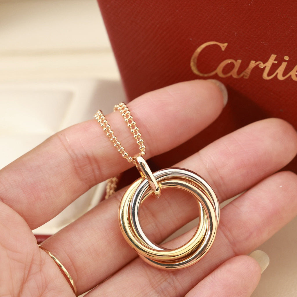 [Luxe Jewelry]TRINITY LARGE NECKLACE