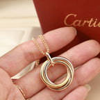 [Luxe Jewelry]TRINITY LARGE NECKLACE