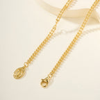 [Luxe Jewelry]TRINITY LARGE FULL DIAMOND  NECKLACE