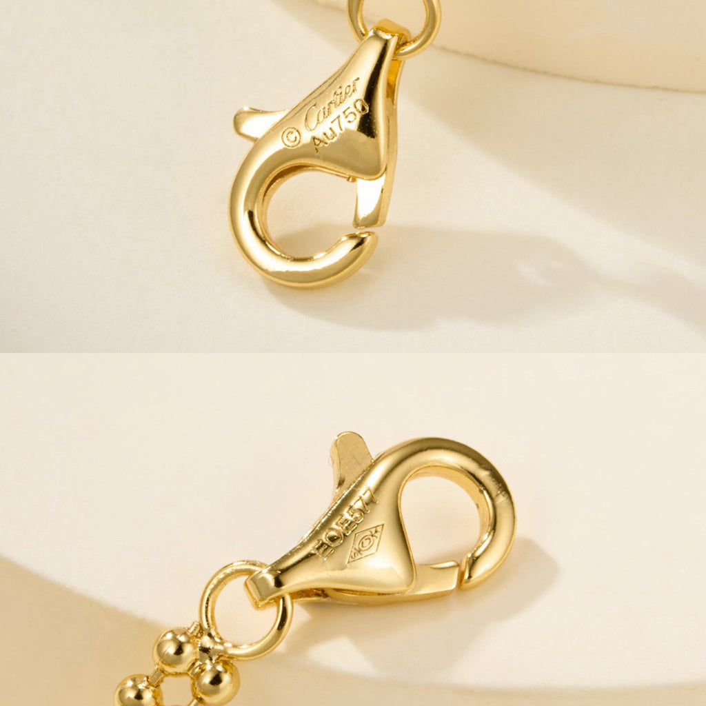 [Luxe Jewelry]TRINITY LARGE FULL DIAMOND  NECKLACE