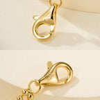 [Luxe Jewelry]TRINITY LARGE FULL DIAMOND  NECKLACE