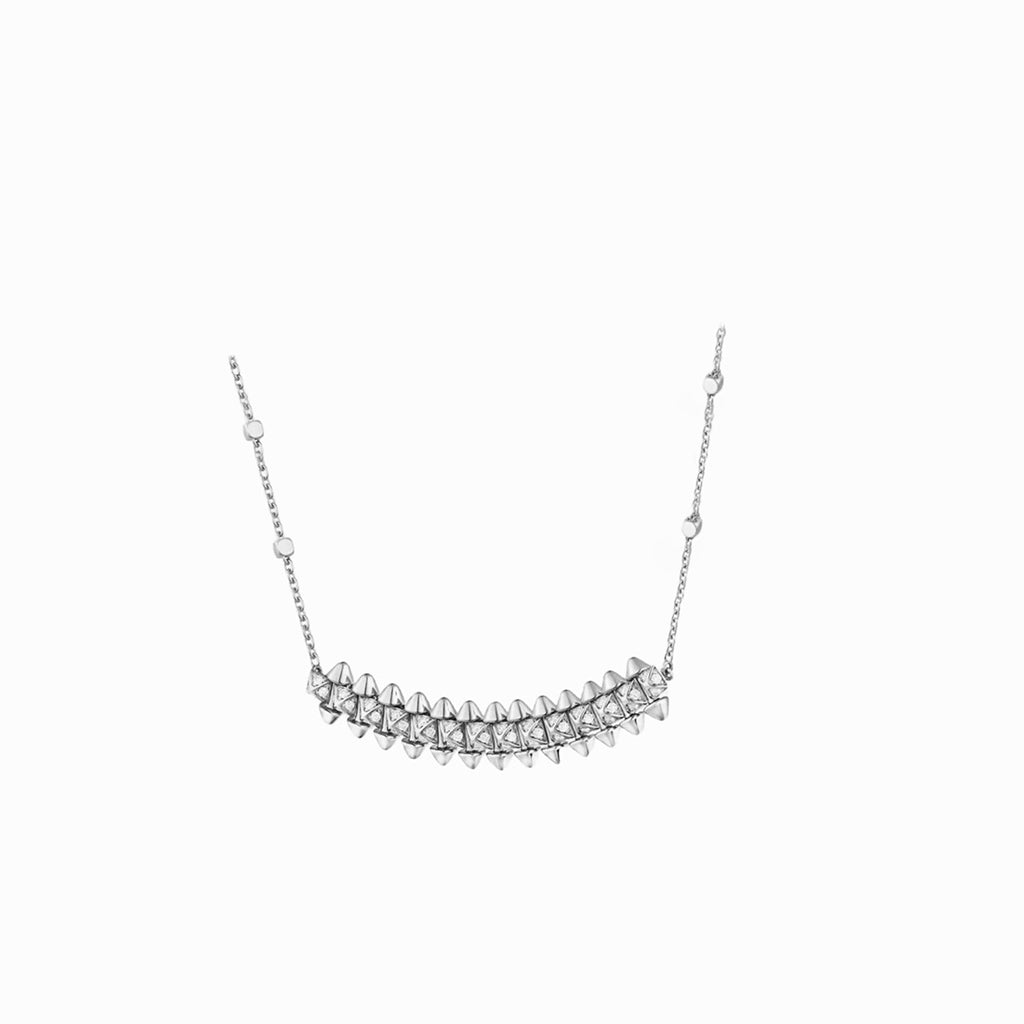 [Luxe Jewelry]CLASH  SMALL FULL DIAMOND NECKLACE