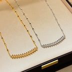 [Luxe Jewelry]CLASH  SMALL FULL DIAMOND NECKLACE