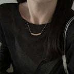 [Luxe Jewelry]CLASH  SMALL FULL DIAMOND NECKLACE
