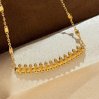 [Luxe Jewelry]CLASH  SMALL FULL DIAMOND NECKLACE