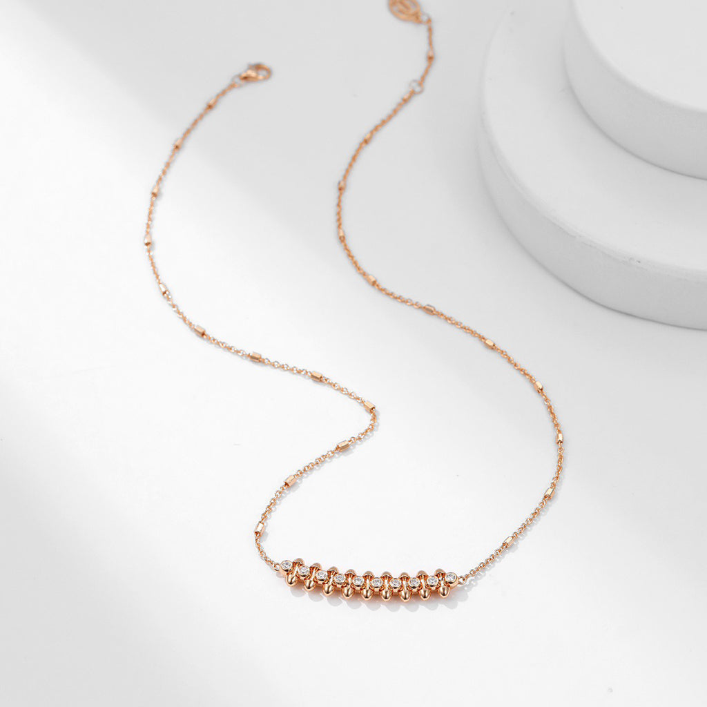 [Luxe Jewelry]CLASH  MEDIUM DIAMOND NECKLACE
