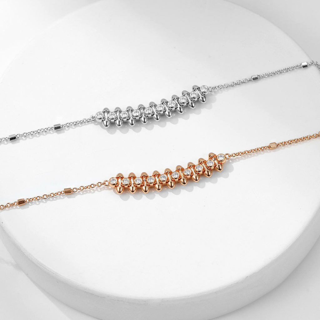 [Luxe Jewelry]CLASH  MEDIUM DIAMOND NECKLACE