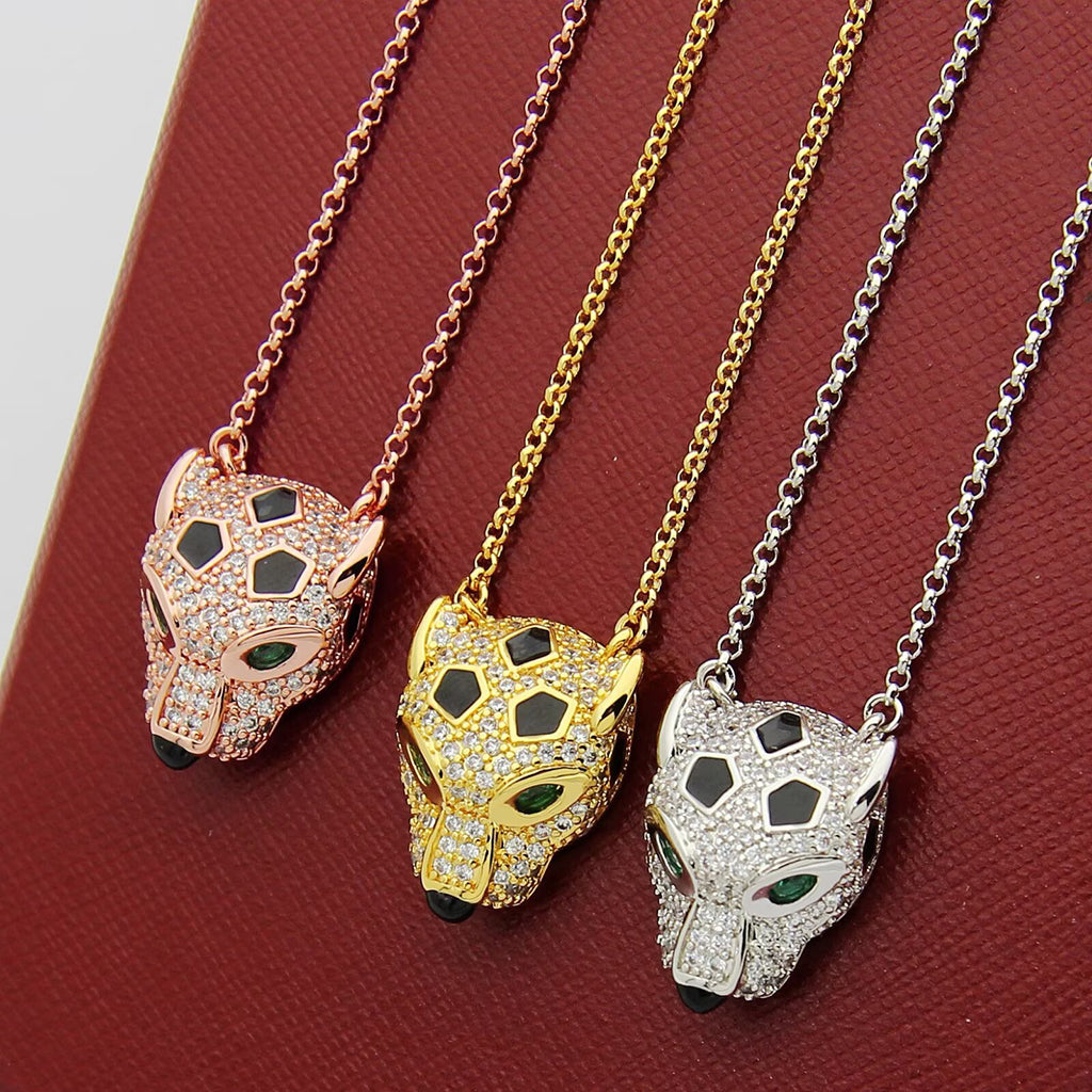 [Luxe Jewelry]PANTHERE FULL DIAMOND NECKLACE