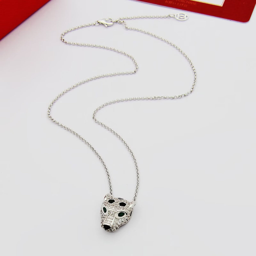 [Luxe Jewelry]PANTHERE FULL DIAMOND NECKLACE