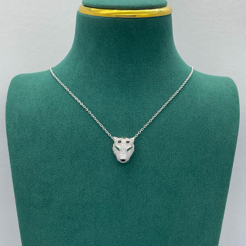 [Luxe Jewelry]PANTHERE FULL DIAMOND NECKLACE